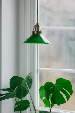 SKOMAKARE Fönsterlampa 150mm Antik/Grön