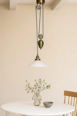 SKOMAKARE Takpendel 31cm Antik/Vit