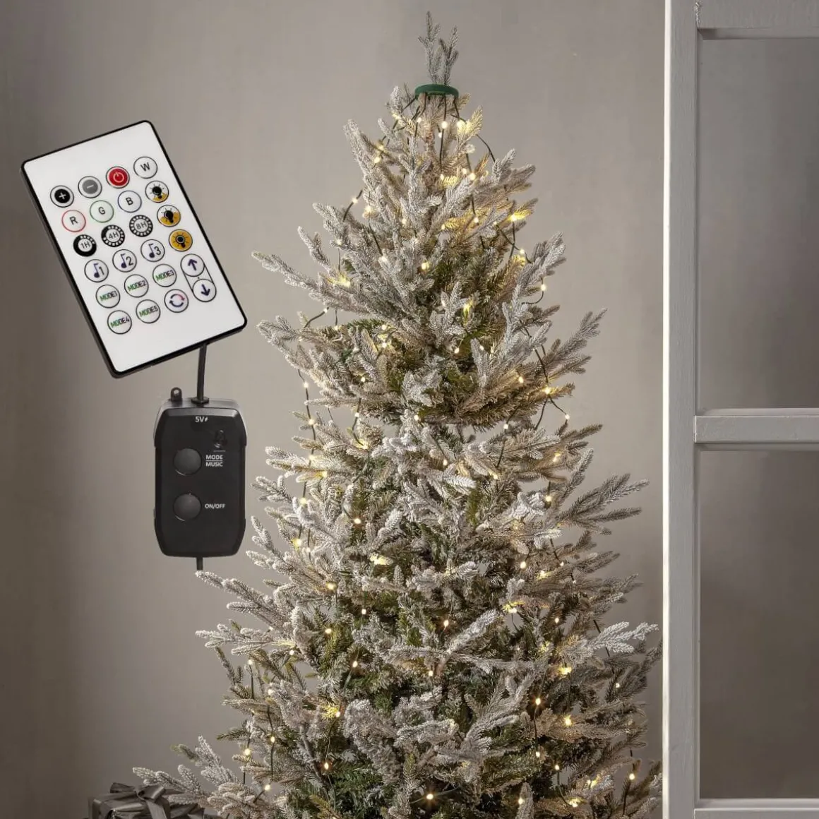 SMART TREE LIGHT CHAIN Julgransbelysning 2m Grön