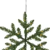 SNOWFLAKE Krans Batteri 40cm 24LED Grön IP44
