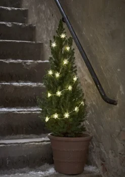 SNOWSTAR Ljusslinga Batteri 2m 20LED Varmvit/Klar