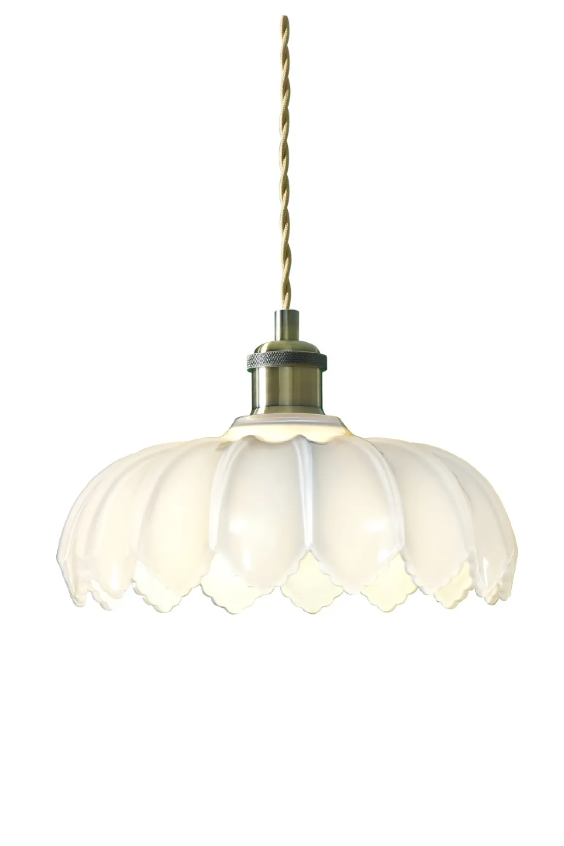 SOFIA Fönsterlampa 25cm Antik/Opalvit