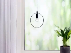 SPARTAN RINGO Fönsterlampa 30cm Svart