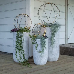 SPHERE Utomhusdekoration Batteri 44cm Svart