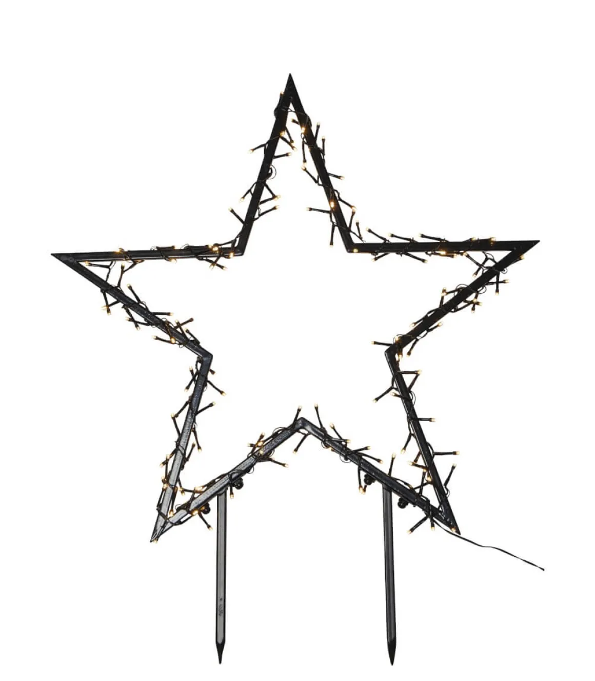 SPIKY Utomhusdekoration 140L 73cm Svart