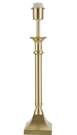 SQUARE Lampfot 52cm Borstad mässing