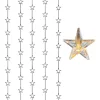 STAR CURTAIN Ljusgardin Batteri 2m 50LED Varmvit/Transparent