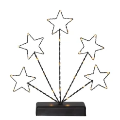 STARY Ljusstake 27,5cm 38LED Svart