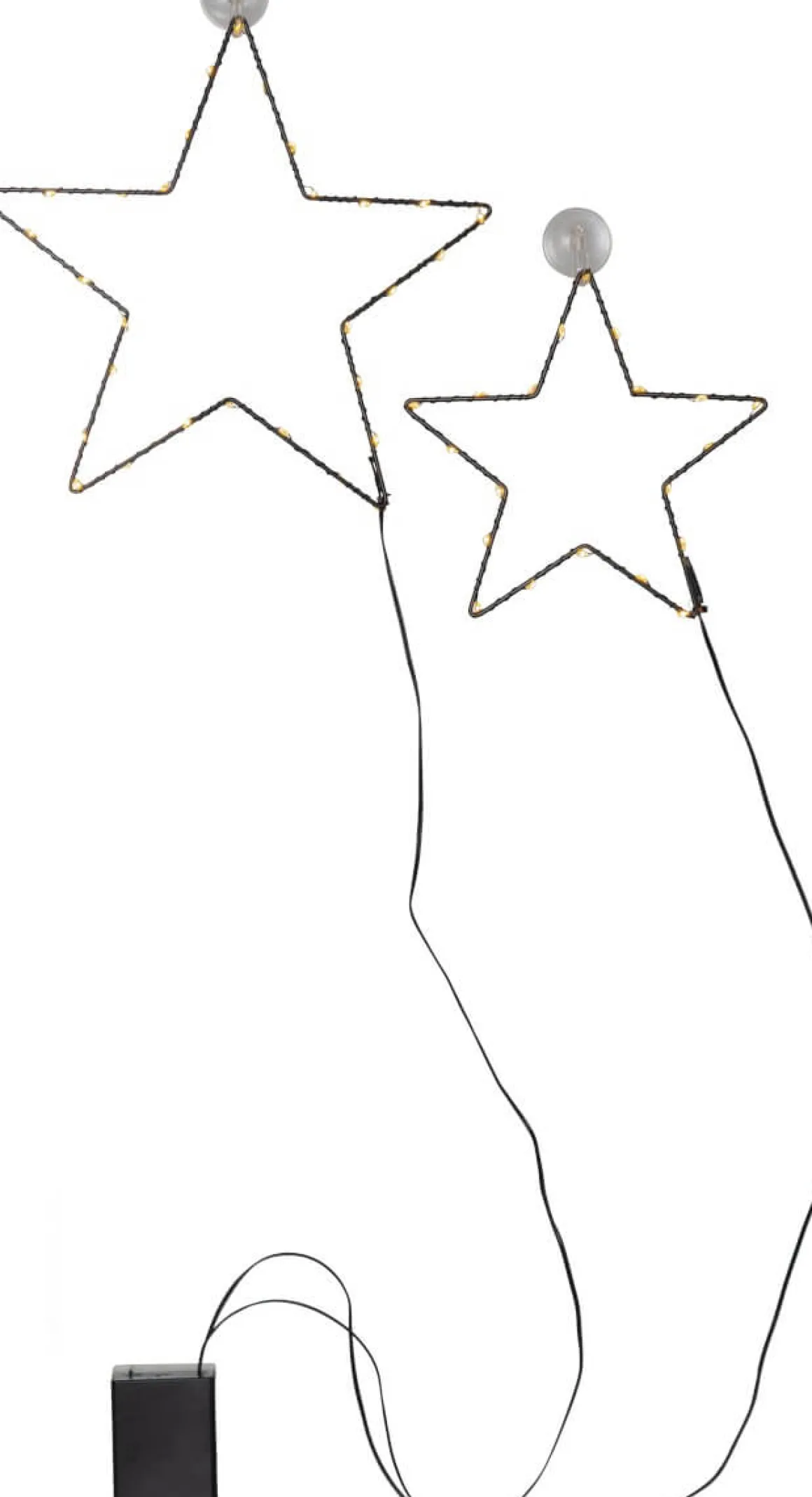 STELLA Inomhusdekoration Batteri 25cm Svart