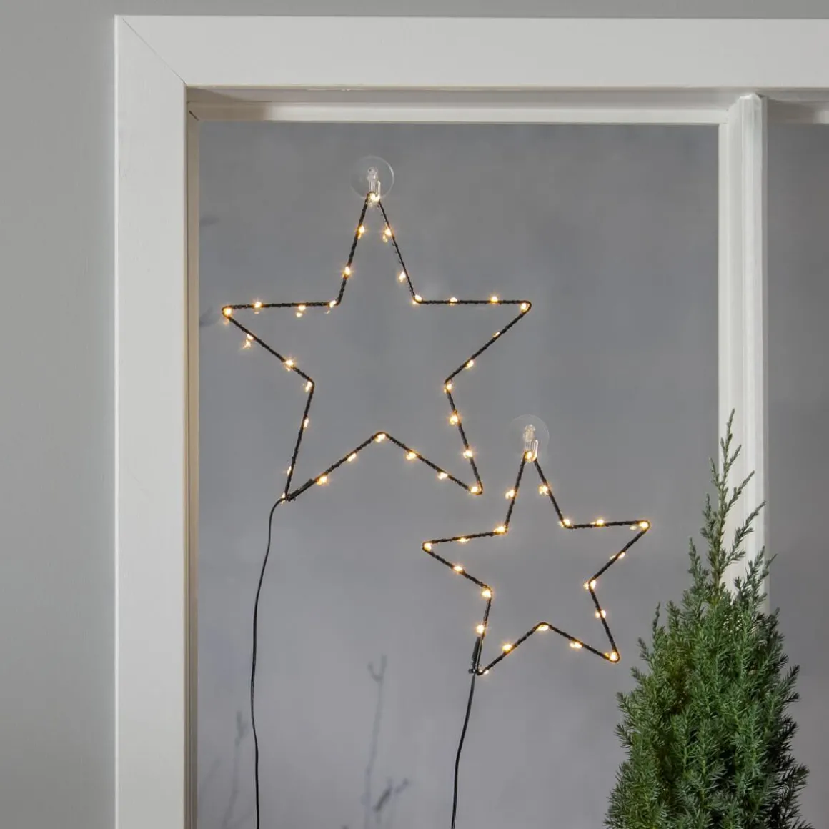 STELLA Inomhusdekoration Batteri 25cm Svart