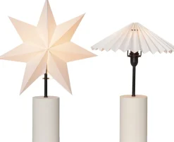 STILA Fot, Skärm & Stjärna 50cm Vit/Svart