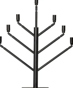 Stockholm Ljusstake 7L 65cm Svart