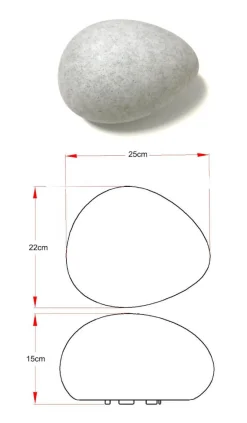 STONE Trädgårdssten 22cm 12V IP54