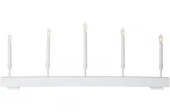 STORM RAK Träljusstake 89cm Vit