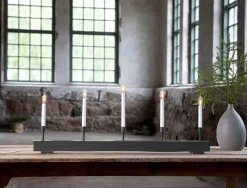 STORM RAK Träljusstake 89cm Grå