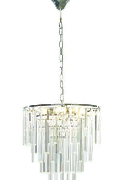 STRATI Taklampa 45cm Krom/Klar