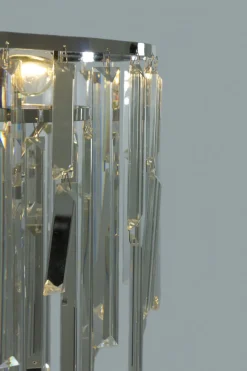 STRATI Taklampa 45cm Krom/Klar