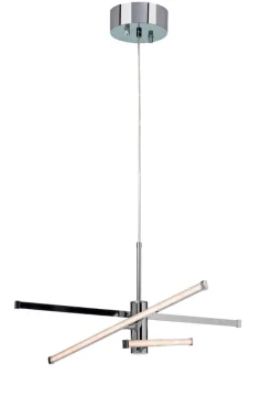 STRAZZA LED Takpendel Stepdim 62cm Krom/Silikon/Glitter