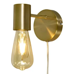 STRICT Vägglampa 13,5cm Matt Mässing