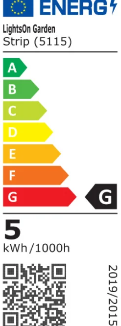 STRIP LIGHT 500cm 12V Utomhus