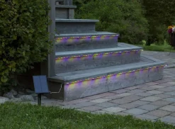STRIP LIGHT Solcellsslinga 5m Flerfärgad