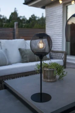 SUNLIGHT - TABLE Solcellsdekoration 45cm Svart