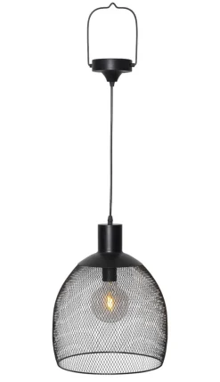 SUNLIGHT Solcellsdekoration 35cm Svart IP44