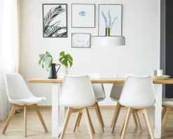 SUVI Taklampa 35cm Vit/Mässing