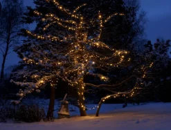 SYSTEM 24 EXTRA Ljusslinga 10m 98LED Varmvit/Svart IP44