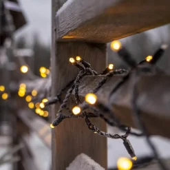 SYSTEM 24 Extra Ljusslinga 500cm 49LED Varmvit/Svart