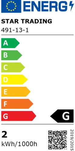 SYSTEM 24 Extra Ljusslinga 500cm 49LED Varmvit/Svart