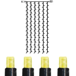 SYSTEM 24 Ljusgardin Extra 1m 98LED IP44 Varmvit