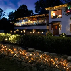 SYSTEM 24 Ljusgardin Extra 1*2m 98LED IP44 Varmvit