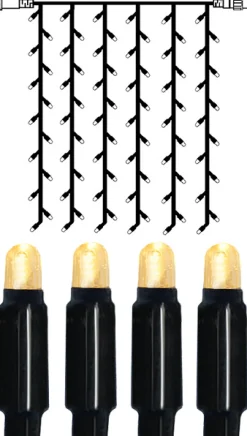 SYSTEM 24 Ljusgardin Extra 1*1m 49LED IP44 Varmvit