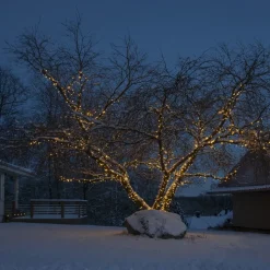 SYSTEM 24 Start Ljusslinga 1000cm 98LED Varmvit/Svart