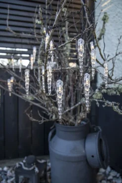 SYSTEM DECOR EXTRA Istappsslinga 5m 50LED Varmvit/Svart IP44