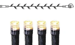 SYSTEM DECOR EXTRA Ljusslinga 10m 100LED Varmvit/Svart IP44