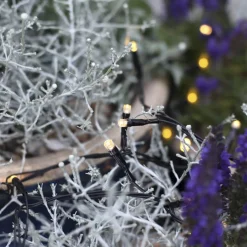 SYSTEM DECOR EXTRA Ljusslinga 10m 100LED Varmvit/Svart IP44