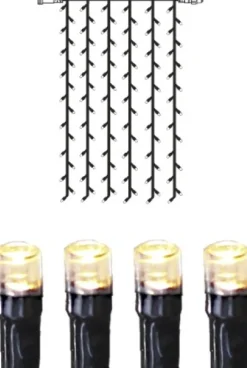 System Decor Gardin Varmvit/Svart