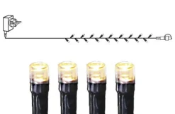 SYSTEM DECOR Start Ljusslinga 1000cm 100LED Varmvit/Svart