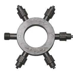 SYSTEM EXPO Förgrening 5st 20cm IP44 Svart