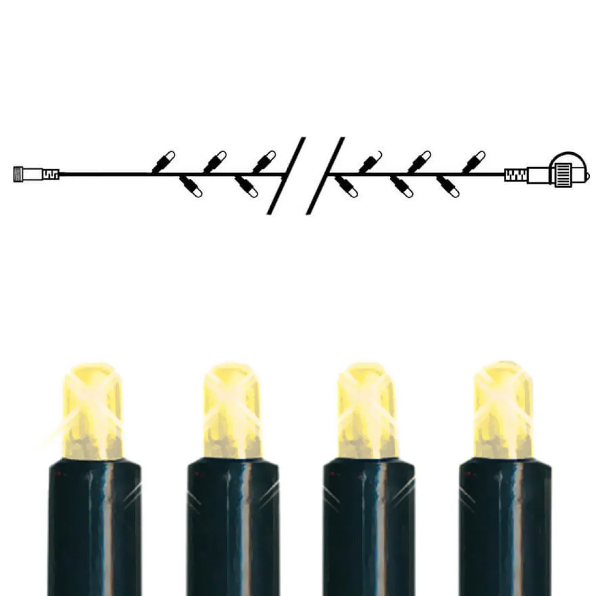 SYSTEM EXPO Ljusslinga Extra 10m IP44 Klar