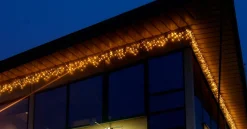 SYSTEM LED EXTRA Istappsslinga 3m 50LED Varmvit/Svart IP44