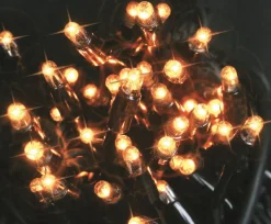 SYSTEM LED EXTRA Ljusslinga 5m 50LED Varmvit/Svart IP44