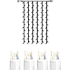System LED Ljusgardin Extra 1x2m Kallvit/Vit