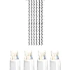 System LED Ljusgardin Extra 1x4m 204LED Vit/Kallvit