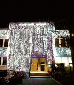 System LED Ljusgardin Extra 1x4m 204LED Vit/Kallvit