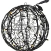 SYSTEM LED Utomhusdekoration Boll 35cm Svart