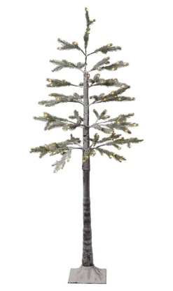 TANNE Julgran med LED 1,5m 155LED Varmvit/Grön