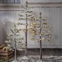 TANNE Julgran med LED 1,5m 155LED Varmvit/Grön